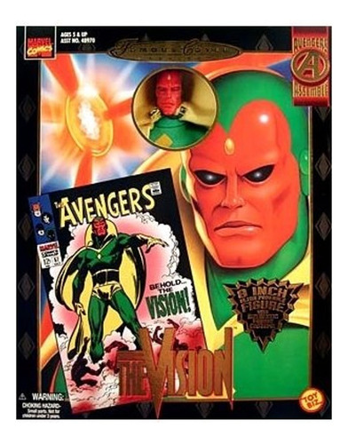Muñeco Avengers Visión Famous Cover Años 90