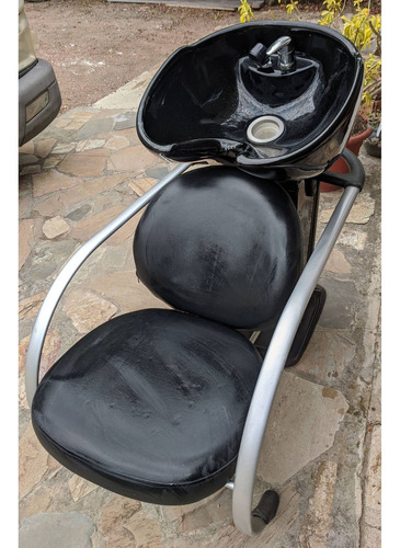 Pileta Lavacabezas Loza, Lavatorio Móvil Sillón Peluquería (Usado)