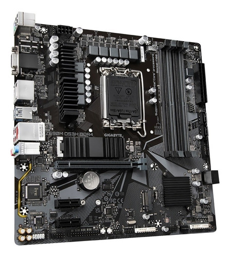 Mother Z690m Ds3h Ddr4 Gigabyte 12gen LGA1700 Intel