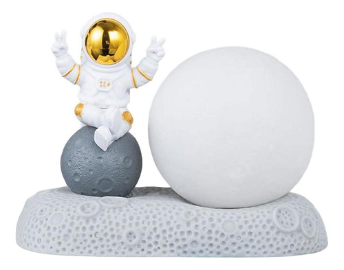 Lámpara Space Planet Astronaut Night Light Moon Spaceman