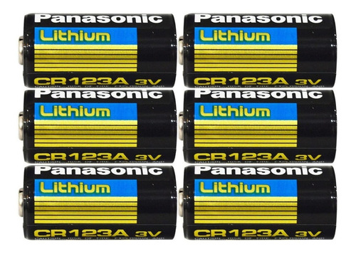 Bateria De Litio Panasonic Cr123 Cr123a De 3 V (paquete De 