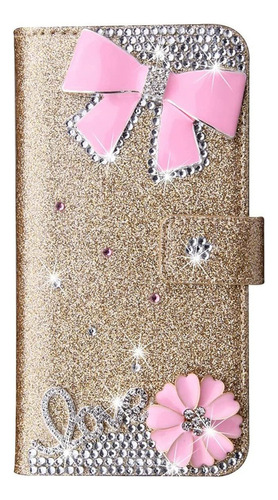 Funda Tipo Cartera Para Samsung Galaxy S7 Edge Glitter Pij33