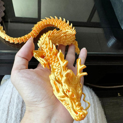 Dragón Impreso En Dragón Articulado Fidget Juguete De Dra