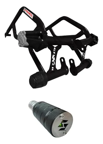 Defensa Stunt Gixxer 150 Fi + Slider Exosto + Obsq Promecol