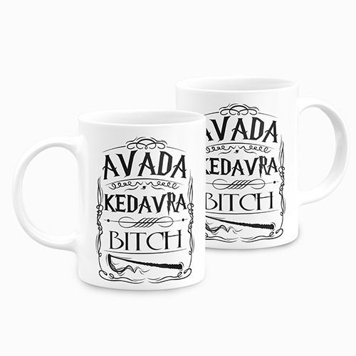 Caneca Harry Potter Avada Kedavra B*tch