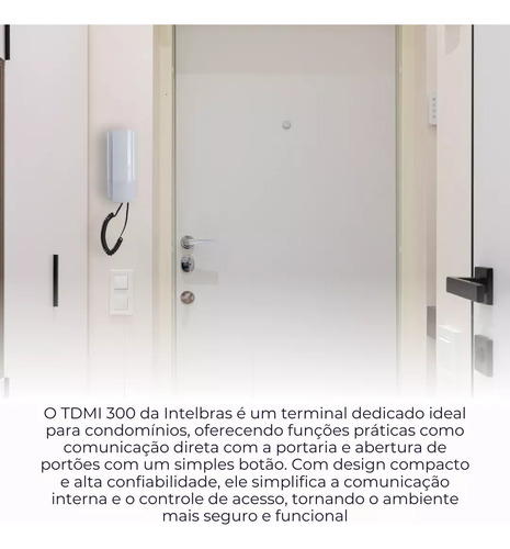 Interfone Intelbras Tdmi 300 Branco Branco (Usado)