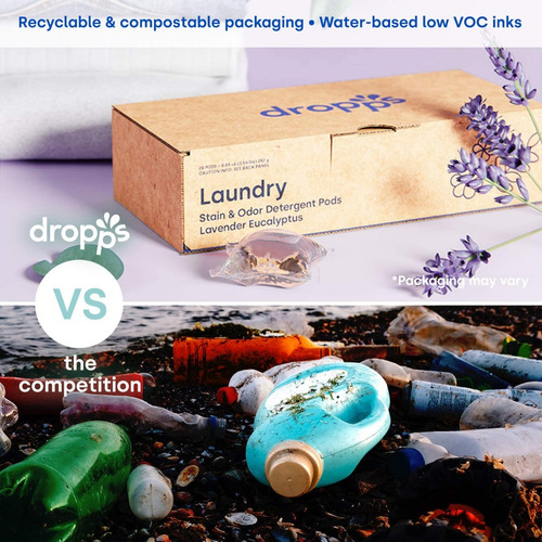 Imagen 4 de 4 de Capsulas Detergente Ropa Manchas Dificiles Olores Natural