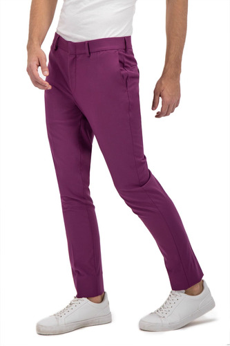 Pantalón Vestir Para Hombre Skinny Fit De Bambú Ecoelegancia