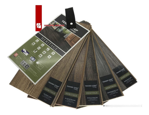 Imagen 5 de 6 de Piso Laminado Teknostep Vintage Heritage Revolution Oak 10mm