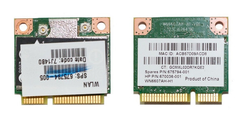 Wifi Hp 14-g030la 675794-001 670036-001 Wn6607ah-h1 (Usado)