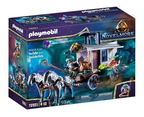 Juego Playmobil Novelmore Violet Vale Carruaje De Mercaderes Cantidad de piezas 98