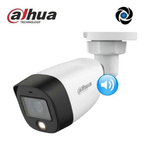 Imagen 3 de 6 de Cámara Dahua Bullet 2mp Full Color Starlight Luz Led Audio