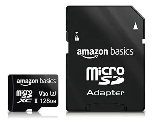 Amazon Basics: Tarjeta De Memoria Microsdxc De 128 Gb