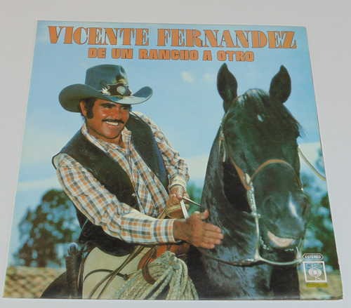 Vicente Fernandez  De Un Rancho Lp Vinilo Disco Acetato 1985