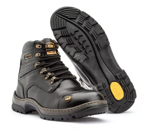 Bota Coturno Botina Caterpillar 100% Couro Legítimo Promoção