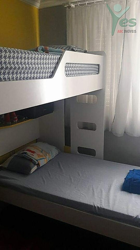 Imagem 13 de 15 de Ref.: 2156 - Apartamento Com Condomínio 2 Quartos Sendo 1 Suíte E 01 Vaga No Camilópolis,santo André - Sp - 2156