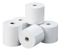 Comprar X5 Rollos Termicos 80mm X 80mm Rollo Papel Termico Cinta Ter Color Blanco