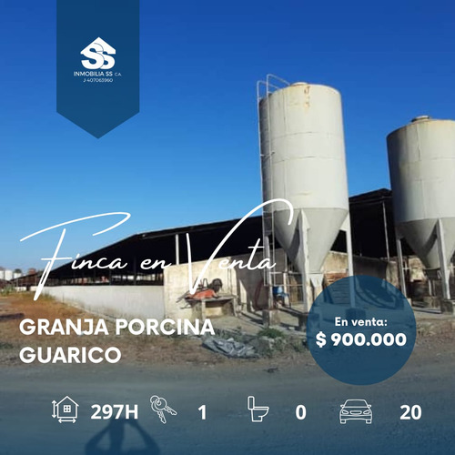 Finca En Venta - Guárico - Granja De Porcina