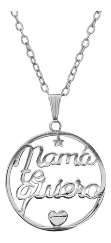 Collar Abuela Madre Te Quiero Dorado Acero Inoxidable Mujer