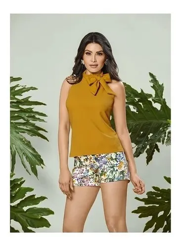 Blusa Mostaza Elegante Mo o Cklass 140 54