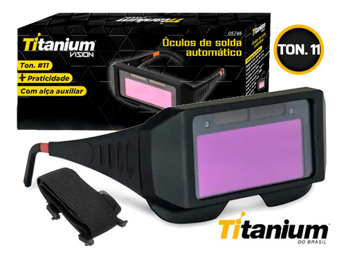 Imagem 1 de 5 de Óculos De Solda Para Soldador C/ Escurecimento Automático