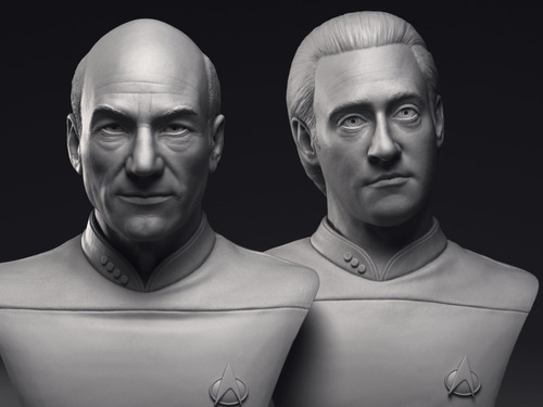 Archivo Stl Impresión 3d - Star Trek - Busts Pack