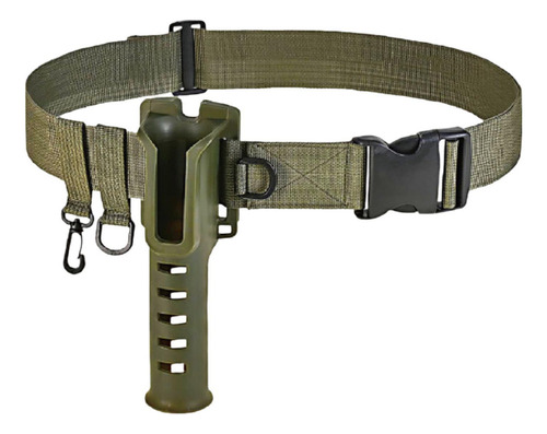 Soporte Para Caña De Pescar, Cinturón, Ajustable, Negro