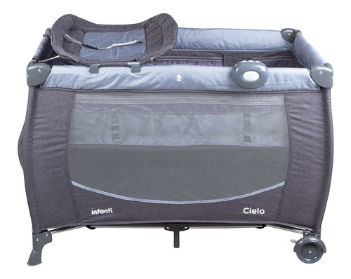 Imagen 2 de 5 de Cuna Playard Cielo Grey Dots Infanti