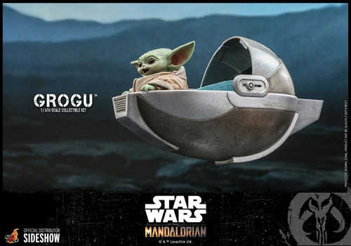 Set De Figuras Grogu The Mandalorian 1:6 Scale Hot Toys