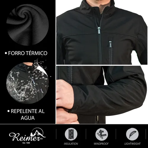 Chamarra De Neopreno Hombre Chaqueta Casual Reimer - $ 898