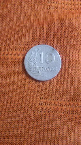 Moneda De 10 Centavos Plateado Oferta !!!