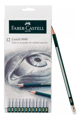 Lápiz Faber Castell 9000 Set 12