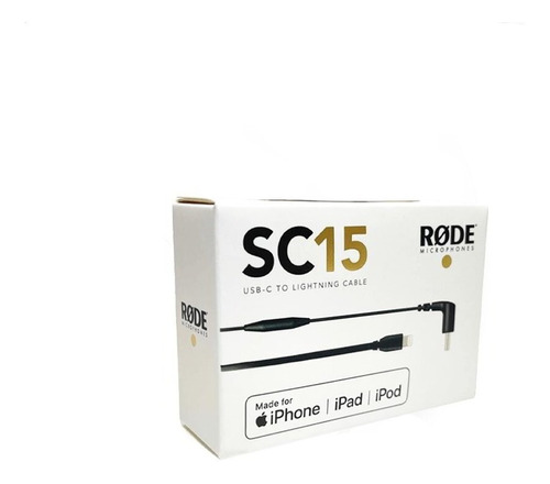 Cable Para Micrófonos Røde Sc15 Usb-c A Lightning (30cm )