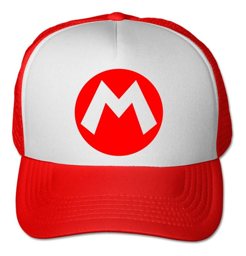 Gorras Mario Bros Logo Excelente Calidad