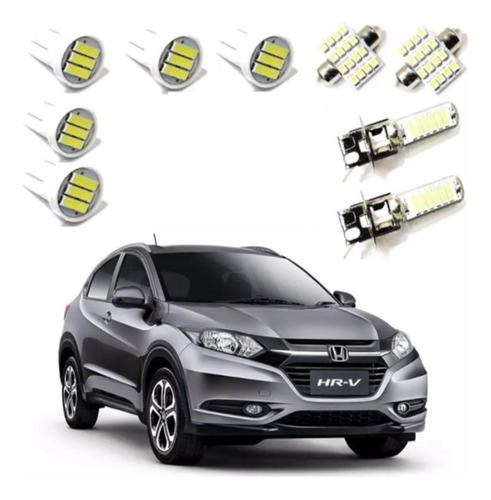 Kit Iluminaçao Lampada De Led Honda Hrv 2015 A 2017