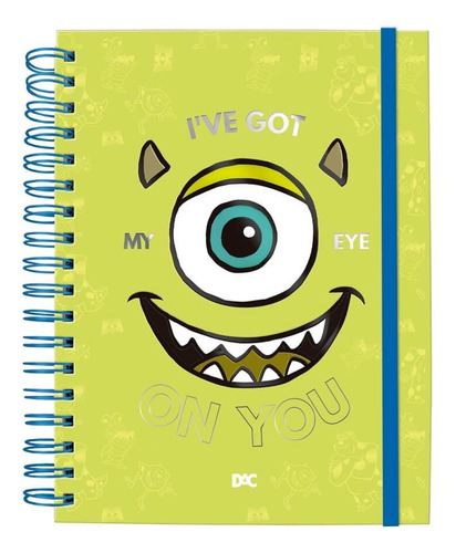 Caderno Smart Colegial  80 Fls 90 G/m²  Mike Wazowski - 4488