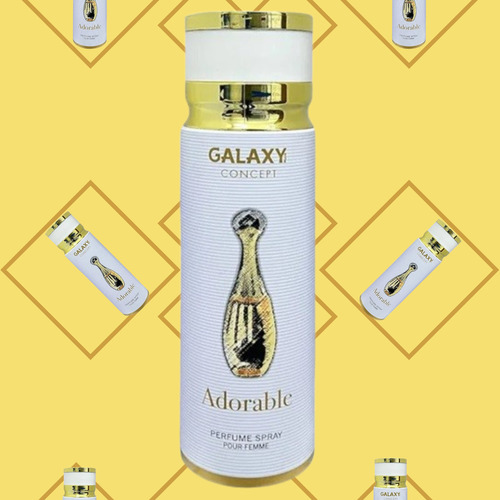 Perfume Árabe Presente Namorada, Mãe, Ficante, Amiga Feminino Adorable Galaxy 200ml Perfume Corporal Importado Cheiro De Grife Alta Fixação E Projeção