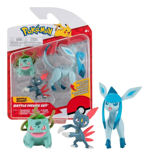 Pokemon Jazware Bulbasaur Glaceon Sneasel