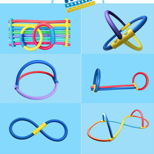 Flotadores De Colores Brillantes Flexibles Huecos Para