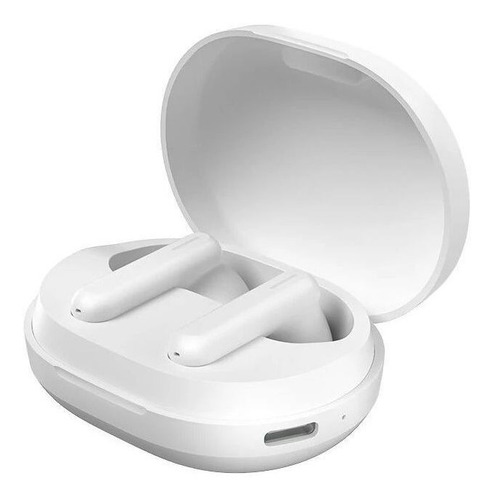 Audífonos in-ear gamer inalámbricos Haylou GT Series GT7 blanco con luz LED
