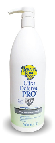 Bloqueador Productor Solar Banana Boat 1000ml Pro Fps 50+