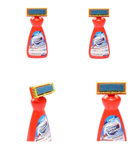 Espuma Sin Jabón Limpiador Tapicería Carbona Cepillo 2pack