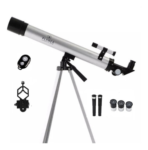 Telescopio Astronómico Monocular F70060 Planex + Soporte + Control Bluetooth
