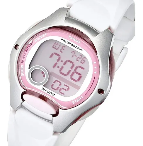 Encuentra Reloj Casio Rosa sumergible para niñas LW-203-8A