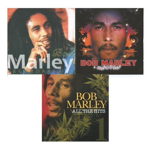 Bob Marley: Lote De 3 Cd`s. Originales E Impecables.