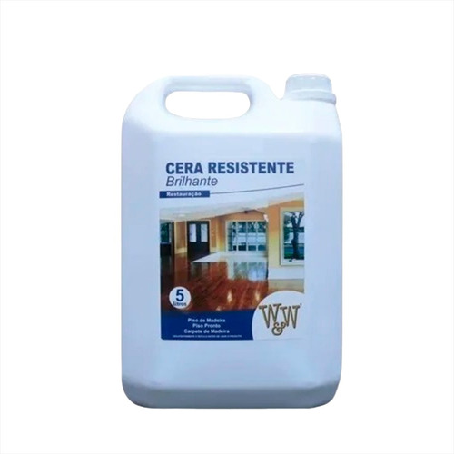 Cera Resistente Brilhante Polimento Madeira W&w - 5l