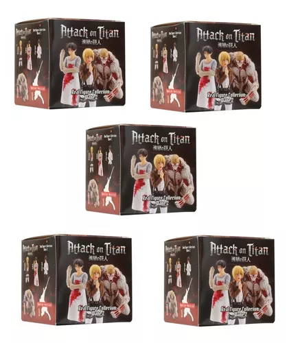 Figuras Ataque Dos Titãs Lote 05 Personagens Wave 2