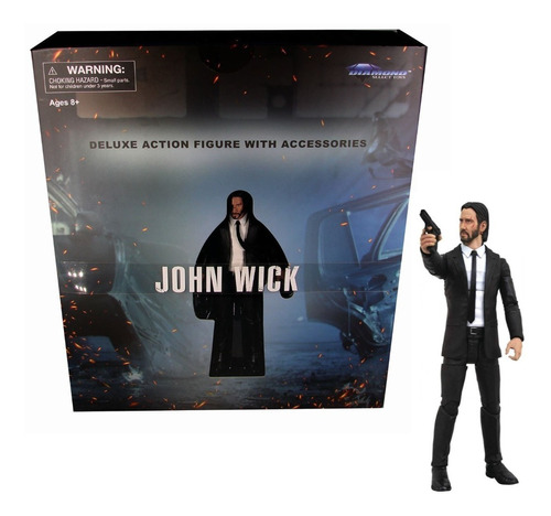 Figura De Acción John Wick Con Accesorios - Diamond Select