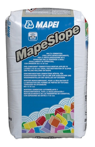 Imagen 1 de 1 de Renivelador Para Azoteas Mapelospe Mapei 25 Kgs