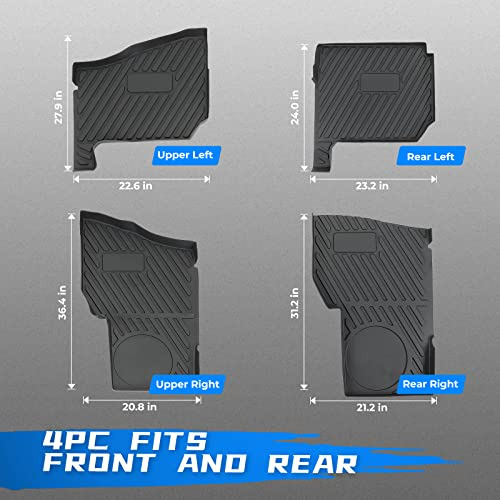 Alfombrillas Kemimoto Crew Compatibles Con Ranger 1000 Xp Cr